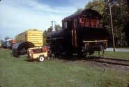 No. 15 sitting in the yard at the Toledo, Lake Erie and Western Railway in 1993.