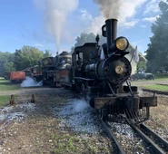 No. 2 doubleheading with Shay No. 7