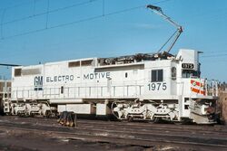 EMDX (or GM) #1975; the only GM6C ever built.