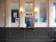 The booking office at Ongar Station