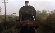 GWR 4500 Class No. 4566 In Walt Disney Film Candleshoe (1977)