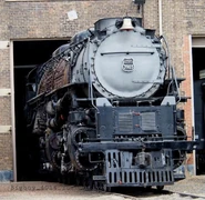 Union Pacific 3985 preparing for the move to its new home in Silvis, Illinois, September 2022.