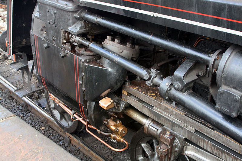 Gears and Pistons on Steam Shovel, The gears and steam pist…