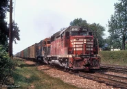 EMD #2532 operating on the Burlington Northern.
