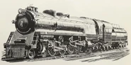 The B&O N-1, The first Duplex locomotive ever built in the world, Constructed by the Mount Clare Shops.