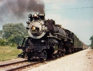 587 with a passenger excursion in 1991.
