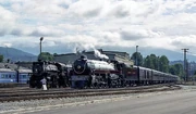 Royal Hudson with CP 3716 at Squamish (1986)