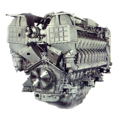 A diesel combustion-engine.