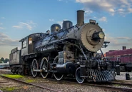 Boston & Maine No. 1455 on display at the Danbury Railroad Museum.