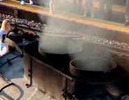 Union Pacific 3985’s smokestack. (Note: It was not equipped with the stack hoods.)