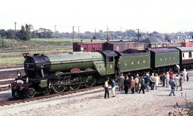 Flying Scotsman after its arrival in America