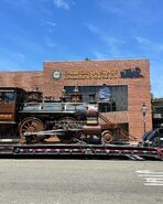 No. 21 leaves the California State Railroad Museum.