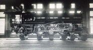 A PRR K2 class being axle tested shortly after completion in the Juniata Shops. Photo used with permission.