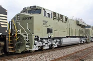 BNSF Primer ES44C4 units.jpg (214 KB) BNSF primer-painted ES44C4 units being delivered by their "partner", Norfolk Southern. (Notice the H2 logos and lettering.)