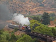 3751 highballs through a bridge in 1992