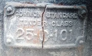 4018's tender plate, which reads "25-C-101"