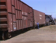 No. 19 with 2 boxcars