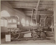 The  first locomotive, 