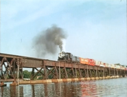 4960 crossing the wisconsin river bridge.