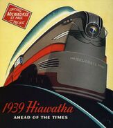 Hiawatha Milwaukee Road Advertisement 1939