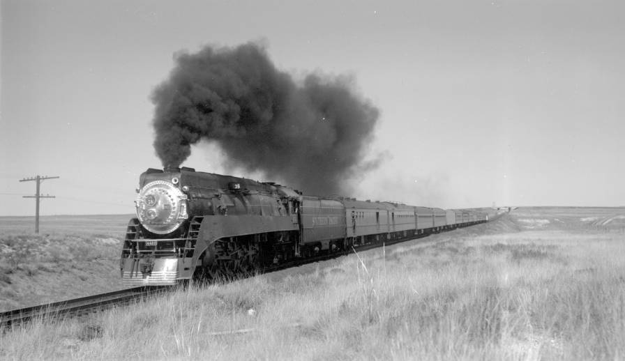 Vintage Southern Pacific Railway 4430 Steam Locomotive T2-357