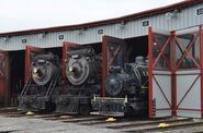 No. 3254 with Canadian Pacific No. 2317 and E.J. Lavino and Company No. 3.