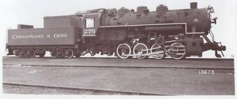 LUMBERT CHESAPEAKE &OHIO C-15A 0-8-0 完成品
