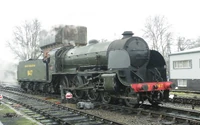847 at Sheffield Park, Bluebell Railway, 3 January 2015