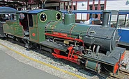 Bonnie Dundee exhibited in Ravenglass station in April 2015