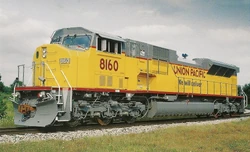 An SD90MAC; with such example in the photo being one of the first built and ordered (specifically for the Union Pacific).