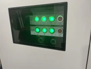 Indicator lights for electronic equipment monitoring