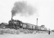 No. 40 with a Central Coast Railroad Club charter train in 1958