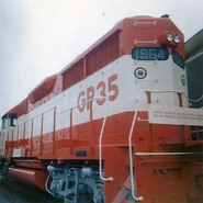 EMD #1964 at the 1964 World's Fair.