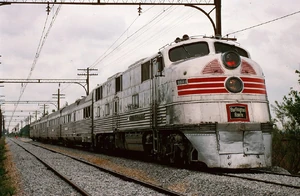CB&Q No. 9911A Silver Pilot, the sole surviving E5.