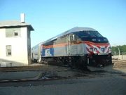 Metra  locomotive #401