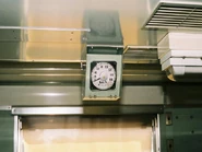 Ceiling-mounted speedometer
