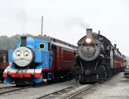 No. 15 with Norfolk and Western No. 475