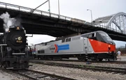 Amtrak #156 with Nickel Plate Road #765
