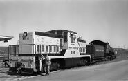 Engine No. 5 with Port of Gray's Harbor Engine No. 10.