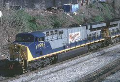 One of CSX's six "Diversity In Motion" AC6000CW units.