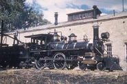 The Reno is being fueled in Carson City before it heads out on an excursion for rail fans in 1941.