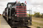 44 ton locomotive at the Ogema Train Station