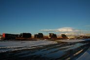 No. 18, and No. 20 are arriving at the Rio Grande Scenic Railroad in 2008.