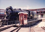 No. 3254 on the Turntable at Steamtown.