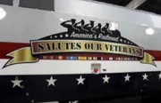 Amtrak #42's banner.