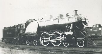 Experimental 4-4-4 steam locomotive