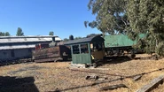 The replica V499's cab at Maldon