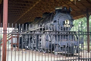 No. 587 on static display at Broad Ripple Park in Indianapolis, Indiana in 1979.