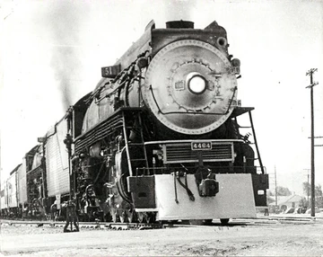 アメリカ蒸気機関車　Southern Pacific ＧＳ−４ 4-8-4 9836 Southern Pacific GS-4 4-8-4, #4445, Deskirted, Painted