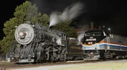 Amtrak P42DC #822 with Western Maryland #734.